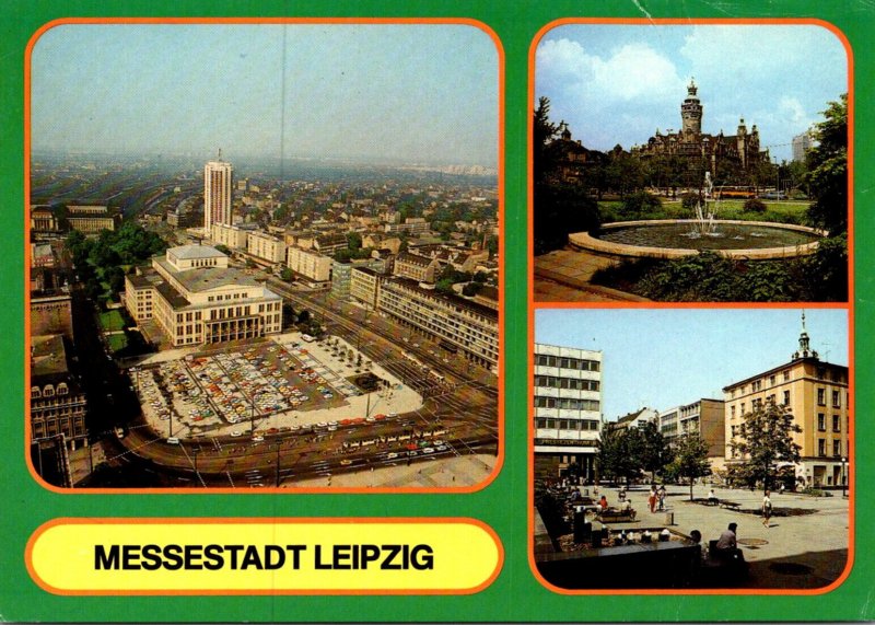 Germany Messestadt Leipzig View From New Town Hall and Grimmaische Street