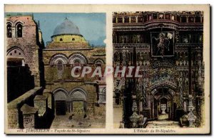 Israel - Jerusalem - Church of the Holy Sepulcher - Holy Sepulcher - Old Post...