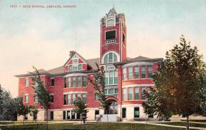ASHLAND, OR  Oregon        HIGH SCHOOL          c1910's Mitchell Postcard