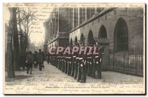 Old Postcard Paris Vecu The new guard courthouse TOP