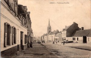 VINTAGE POSTCARD STREET SCENE AT ARRAS IN FRANCE EARLY 1900s