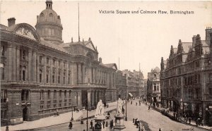 uk50913 victoria square and colmore row birmingham  real photo uk