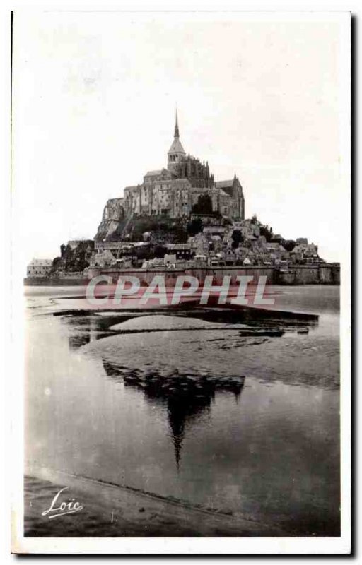 Old Postcard The Mont Saint Michel is South coast