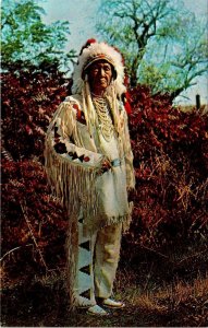 Native American  SAM TILDEN Sumken NEZ PERCE INDIAN NATION Vintage Postcard