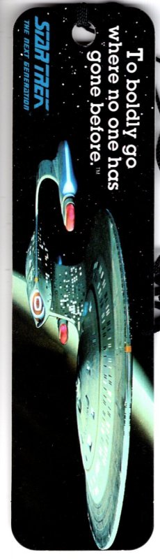 Star Trek  Enterprise, To Boldly Go....,Vintage Bookmark 1997