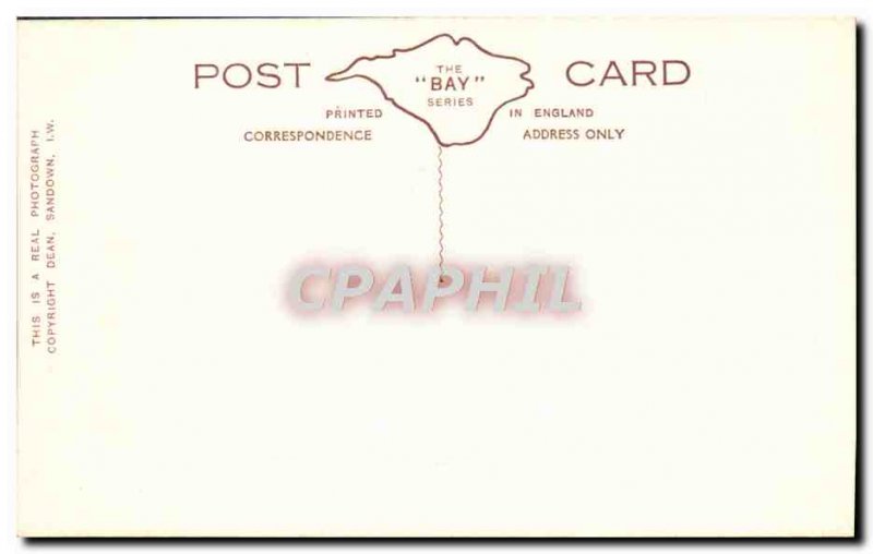 Old Postcard The Shore Dunnose Head Shanklin