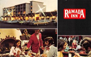 Green Bay, WI Wisconsin RAMADA INN Motel~Bar & Live Music/Band ROADSIDE Postcard