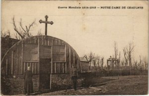 CPA Guerre CHAULNES Notre-Dame de Chaulnes (19107)