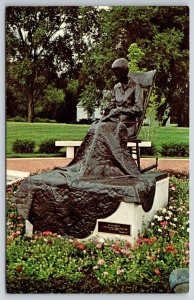 Nauvoo Illinois~Fulfillment Monument To Womens Relief Society~Vintage Postcard