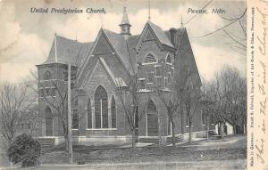 Pawnee Nebraska 1907 Postcard United Presbyterian Church