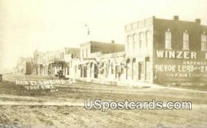 Real Photo - Main Street Troy KS Unused