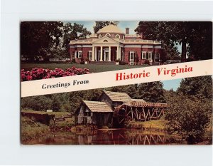 Postcard Greetings From Historic Virginia