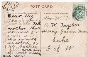 Genealogy Postcard - Family History - Taylor - Lake - Isle of Wight   U4103