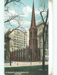 Unused Pre-1907 DR. PARKHURST CHURCH ON MADISON AVENUE Manhattan NY p5444