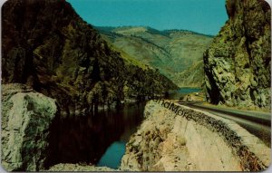 Box Canyon on Salmon River Idaho Postcard PC360