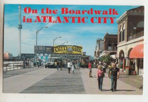 P2799, vintage postcard cutty sark whisky sign boardwalk atlantic city new NJ