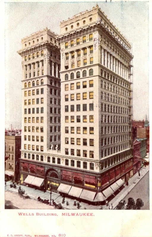 Wisconsin Milwaukee Wells Building1907