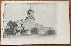 Unused San Jose Mission 2d San Antonio Texas LB