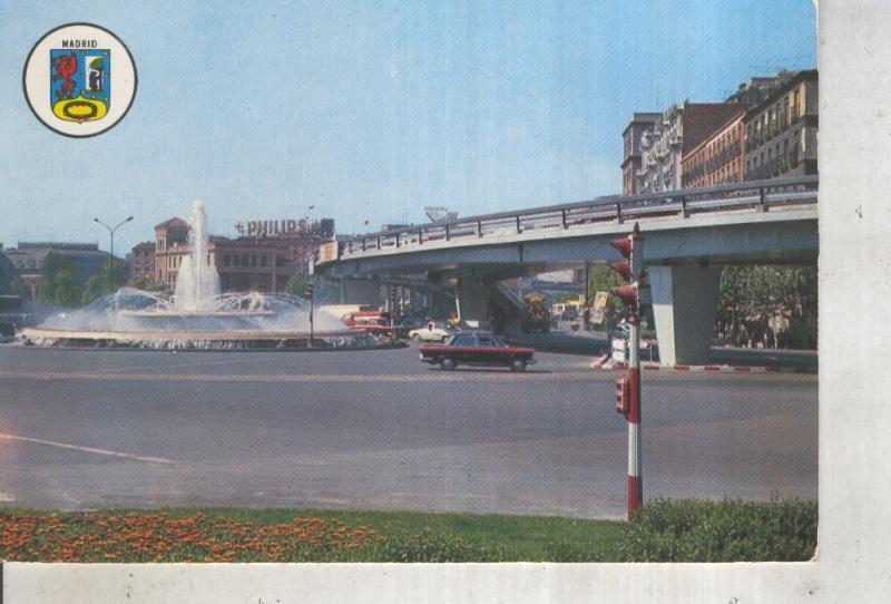 Postal 013229: Paso elevado de la glorieta del carlos V en Madrid