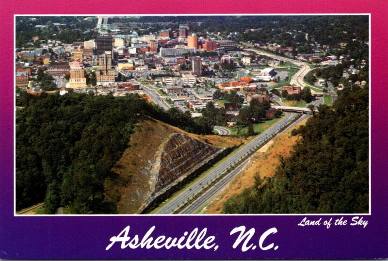 North Carolina Asheville Aerial View Land Of The Sky