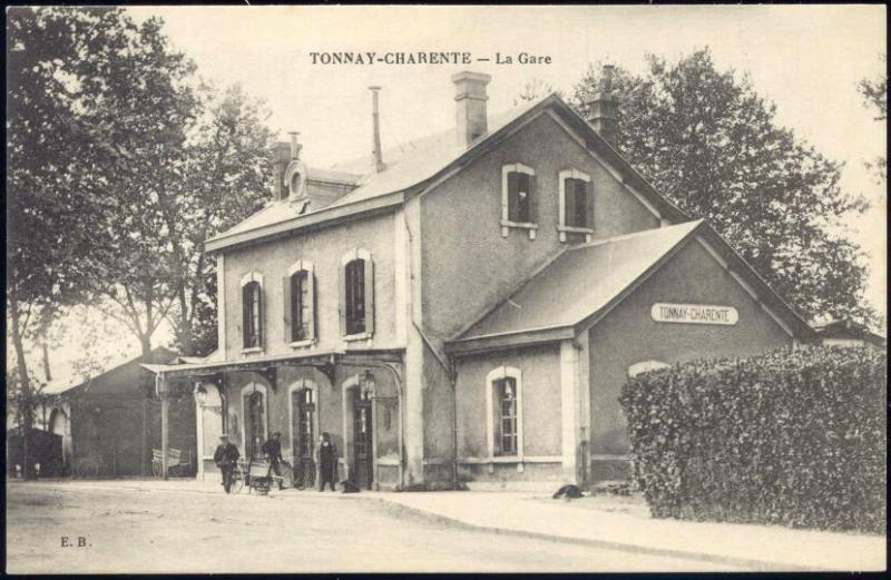 france, TONNAY-CHARENTE, La Gare, Railway Station (1910s)