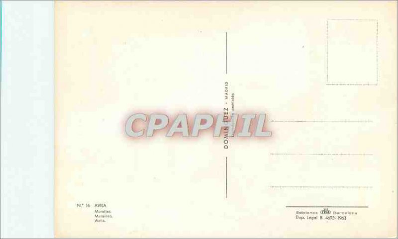 Modern Postcard Avila Walls