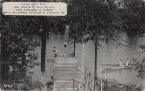 Joppa Maryland Lake Side Inn Swimming Vintage Postcard AA16711