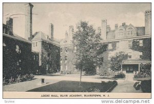 Locke Hall, Blair Academy, Blairstown, New Jersey, PU-1935