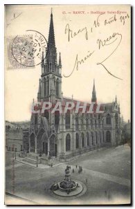 Old Postcard Nancy Basilique Saint Epvre