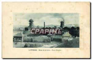 Postcard Old Mine Mines Mines St Etienne Loire Well Cahtelus