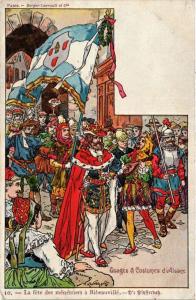 CPA Usages & Costumes d'Alsace FRANCE FOLKLORE (788406)