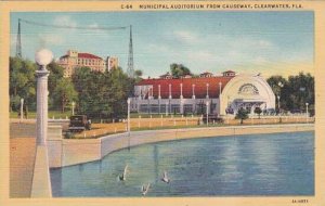 Florida Clearwater Municipal Auditorium From Causeway