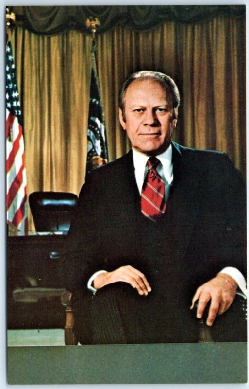 Gerald R. Ford, in the Oval Office at the White House - Washington, D. C.