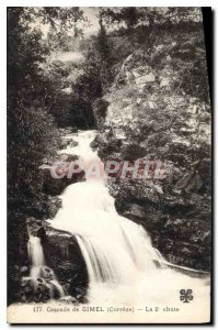 Postcard Old Waterfall Gimel Correze Downfall