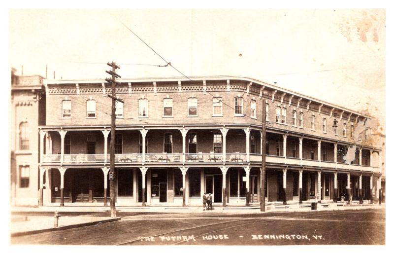 Vermont  Bennington , Putnam House, Hotel   ,  RPC 