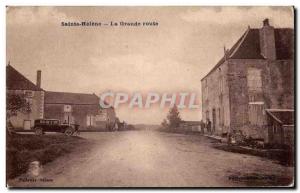 Old Postcard Sainte Helene Great Road