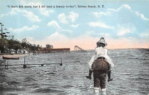 Fishing Sylvan Beach, New York NY Postcards