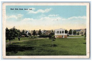 1920 Bandstand East Side Park Gary Indiana IN Posted Antique Postcard 