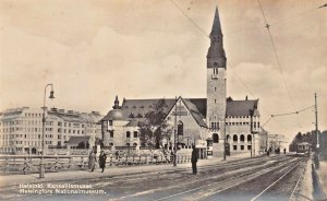 SUOMI FINLAND~HELSINKI KANSALLISMUSEO NATIONALMUSEUM~PHOTO POSTCARD