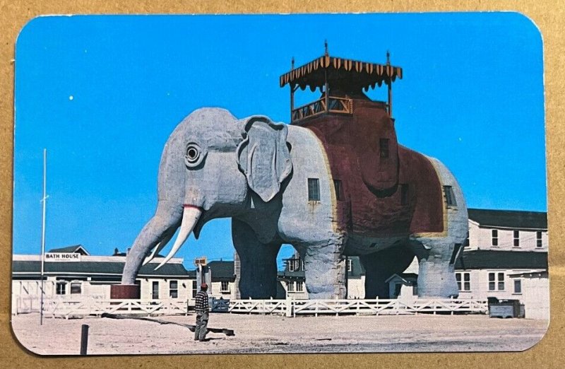 1954 USED POSTCARD - ELEPHANT HOTEL, ATLANTIC CITY, NEW JERSEY