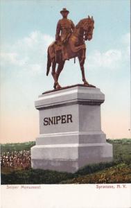 New York Syracuse The Sniper Monument