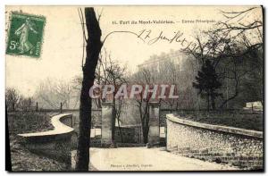 Old Postcard Fort Mont Valerien Main Entree Army