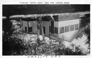 Parry Sound Ontario Canada Shebe Resort Cottage Real Photo Postcard AA56308