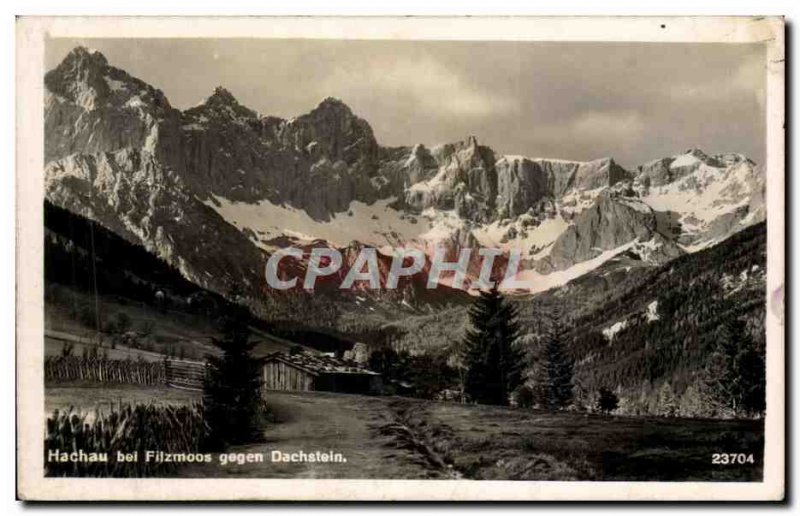 Postcard Old Hachau bei Filzmoos Gegen Dachstein