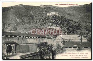 Old Postcard Villefranche De Conflent La Porte Les Remparts and strong