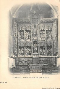 Lot 56 spain zaragoza high altar of Saint Paul