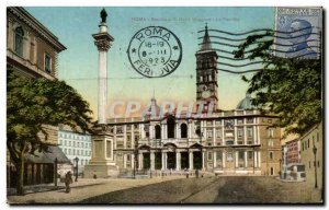 Old Postcard Basilice Roma di Maggiore The S Facciata