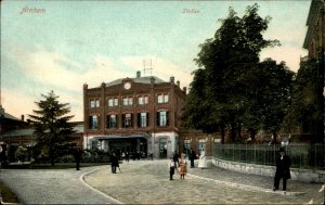 Arnhem Netherlands Railroad Station Depot c1900-20s Vintage Postcard