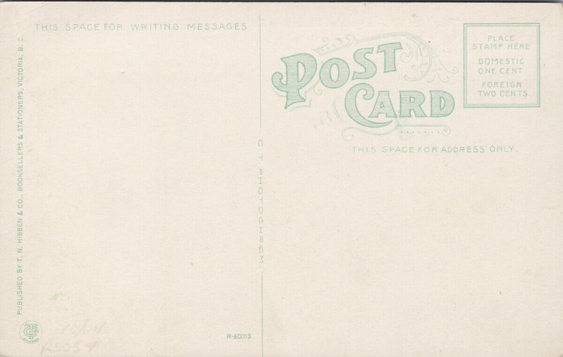 Brentwood Hotel Brentwood Bay BC near Victoria Unused Hibben Postcard E93 