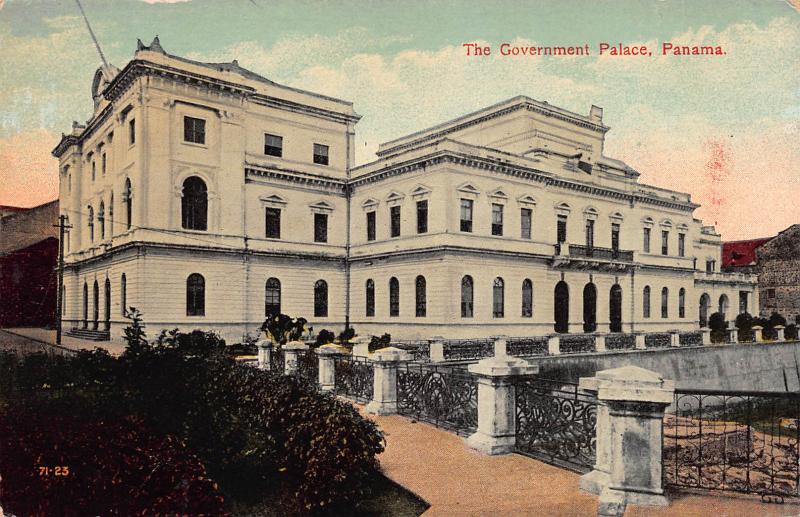 The Government Palace, Panama, Early Postcard, Unused